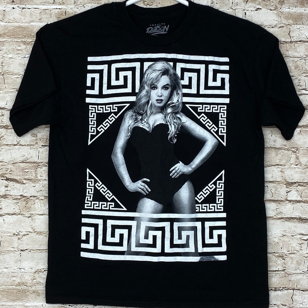 Popular Poison Tattoo T-Shirt Hot Bikini Black 100